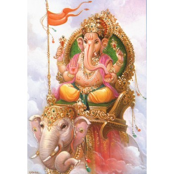 Ganesha on elephant